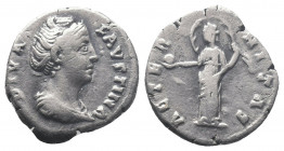Faustina 146-161. AR Denarius 2.91gr. Rome