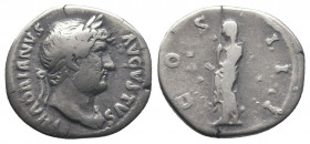 Hadrian 117-138. AR Denarius 3.13gr. Rome