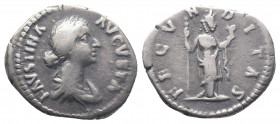 Faustina II.156-175 AR Denarius 3.06gr. Rome
