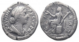 Faustina II.156-175 AR Denarius 2.70gr. Rome