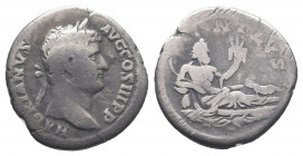 Hadrian 117-138. AR Denarius 2.58gr. Rome