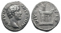 Antoninus Pius 138-161. AR Denarius 3.14gr. Rome