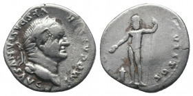 Vespasian. 69-79. AR Denarius 3,33gr. Rome