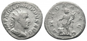 Philippus I Arabs (244-249 AD). AR Antoninianus 2.73gr