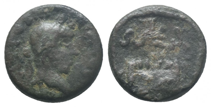 Caracalla AD 198-217. Mesopotamia. Rhesaena. AE 2.95gr.