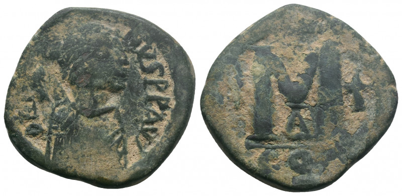 Justinian I. 527-565. Æ Follis 16.89gr