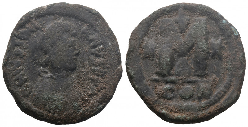 Justinian I. 527-565. Æ Follis 17.77gr