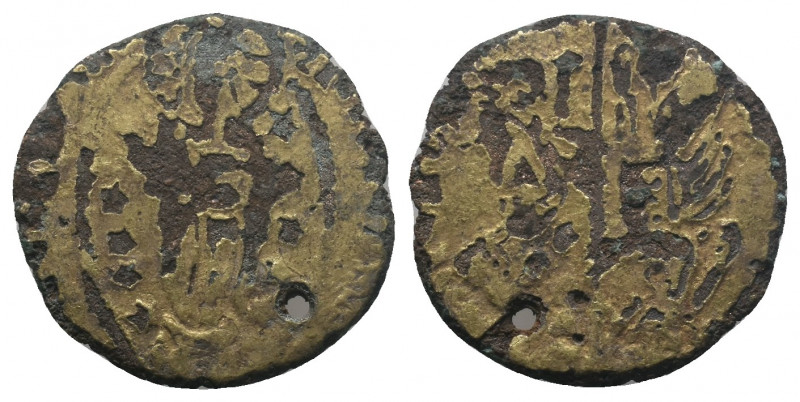 Gold plated Grosso, contemporary imitation. AE 2.30gr