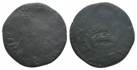 ITALY, Naples, Philipp II 1556-1598, 2 cavalli 1,53 gr, MIR 195/1, scarce