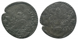 ITALY, Papal States, Gregor XIII 1572-1585, Quattrino Ancona 0,56 gr, scarce