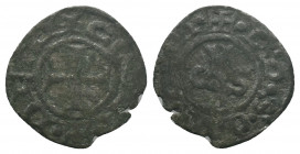 ITALY, Ancona XIII century, Denaro Silver 0,47 gr, scarce