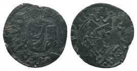 ITALY, Papal States, Sixtvs v 1585-1590, Quattrino 0,47 gr, Rare