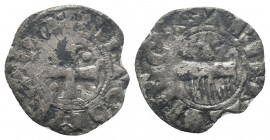 ITALY, Rome, Senato Romano 1184-1439, Denaro Provisino 0,77 gr, scarce