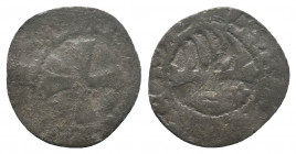 ITALY, Rome, Senato Romano 1184-1439, Denaro Provisino 0,41 gr, very scarce