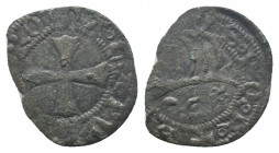 ITALY, Rome, Senato Romano 1184-1439, Denaro Provisino 0,40 gr, very scarce
