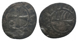 ITALY, Rome, Senato Romano 1184-1439, Denaro Provisino 0,37 gr, scarce