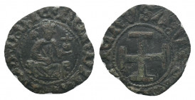 ITALY, Naples, Ferdinandvs I king of Aragon 1458-1494, Tornese 0,48 gr, scarce