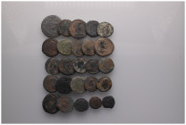 Lot of 25 ancient coins / SOLD AS SEEN, NO RETURN