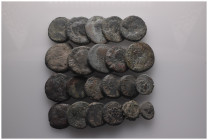Lot of 22 ancient coins / SOLD AS SEEN, NO RETURN