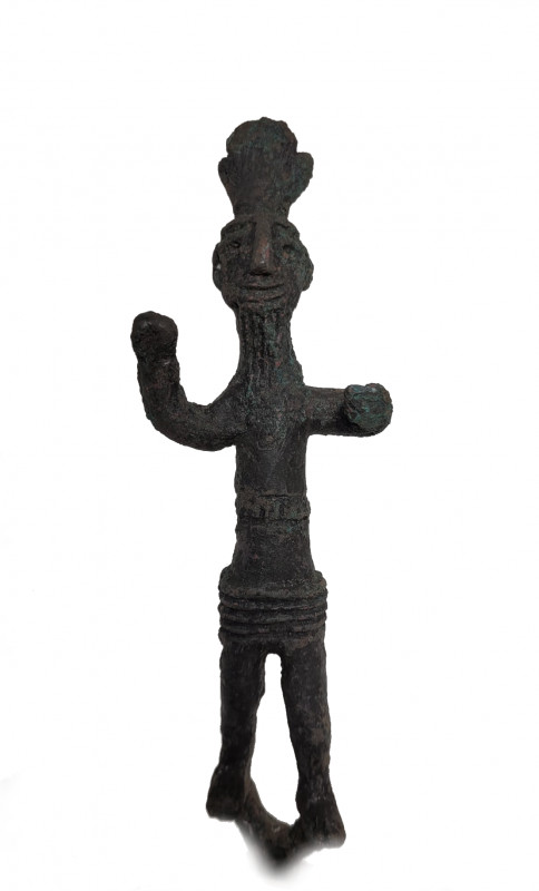 Bronze figurine of a Hittite warrior? 17,3x5.4cm, 211,73gr. From the Muzikus Col...