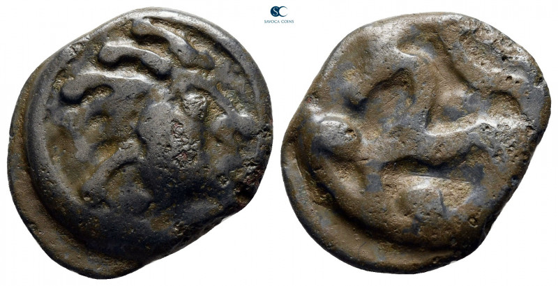Central Europe. Leuci 100-50 BC. 
Potin

19 mm, 3,80 g



very fine