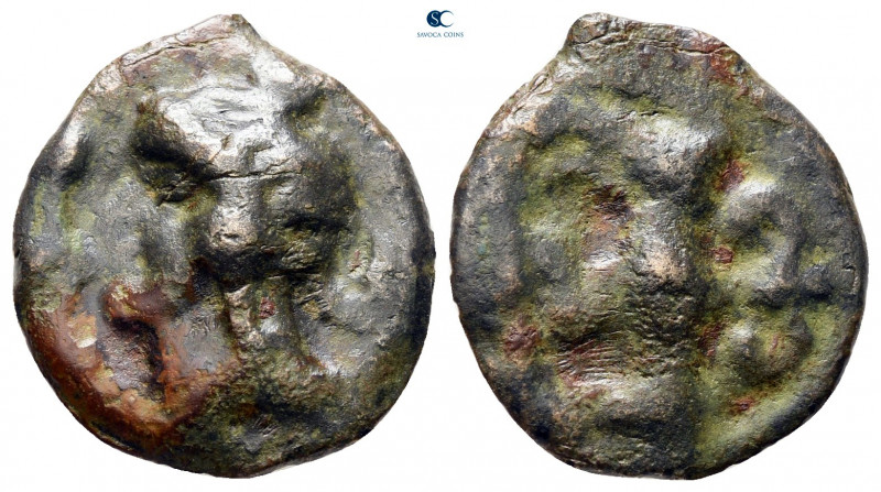 Central Europe. Leuci 100 BC-AD 50. 
Potin

19 mm, 2,97 g



fine