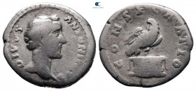 Divus Antoninus Pius after AD 161. Rome. Denarius AR