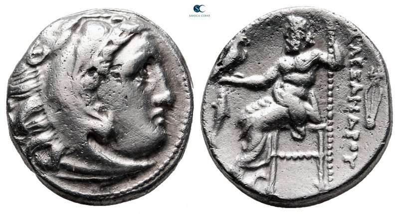 Kings of Macedon. Kolophon. Alexander III "the Great" 336-323 BC. 
Drachm AR
...