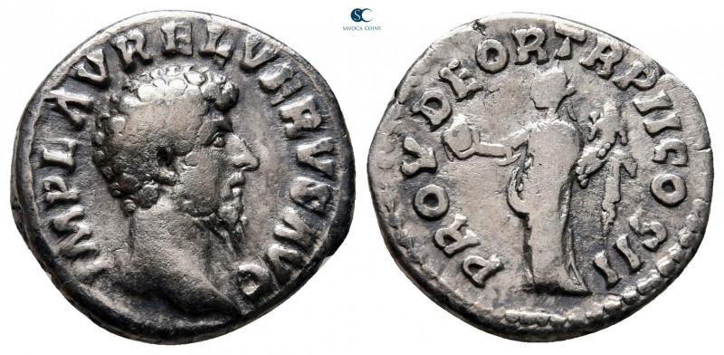 Lucius Verus AD 161-169. Rome
Denarius AR

16 mm, 3,03 g



nearly very f...