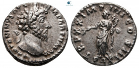 Marcus Aurelius AD 161-180. Struck AD 166. Rome. Denarius AR