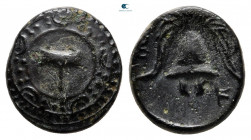 Kings of Macedon. Uncertain mint. Philip III Arrhidaeus 323-317 BC. 1/4 Unit Æ