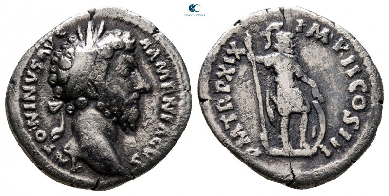 Marcus Aurelius AD 161-180. Rome
Denarius AR

17 mm, 2,74 g



nearly ver...