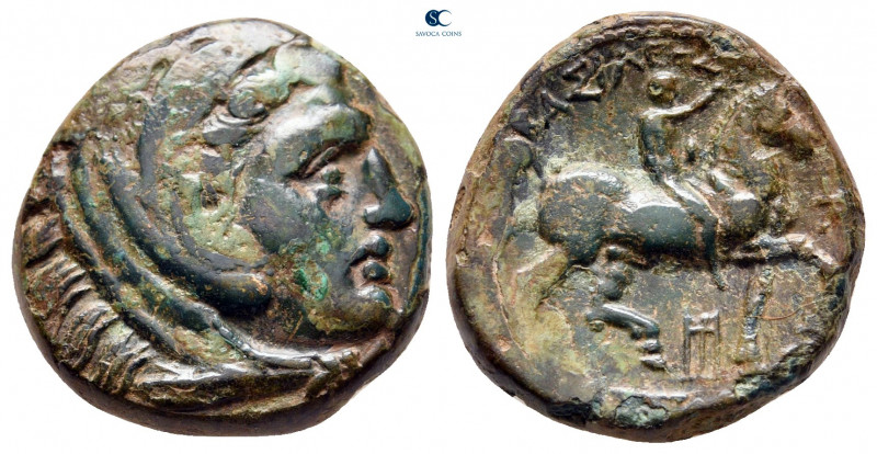 Kings of Macedon. Uncertain mint. Kassander 306-297 BC. 
Bronze Æ

19 mm, 7,1...