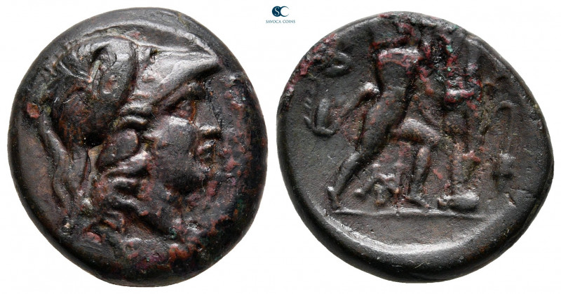 Kings of Macedon. Uncertain mint. Antigonos II Gonatas 277-239 BC. 
Bronze Æ
...