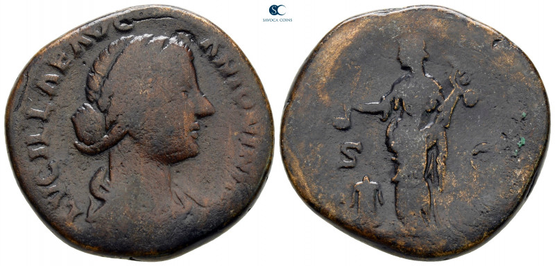 Lucilla AD 164-182. Rome
Sestertius Æ

31 mm, 21,67 g



fine