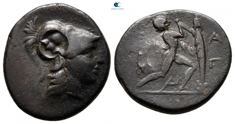 Kings of Macedon. Uncertain mint. Antigonos II Gonatas 277-239 BC. 
Bronze Æ
...