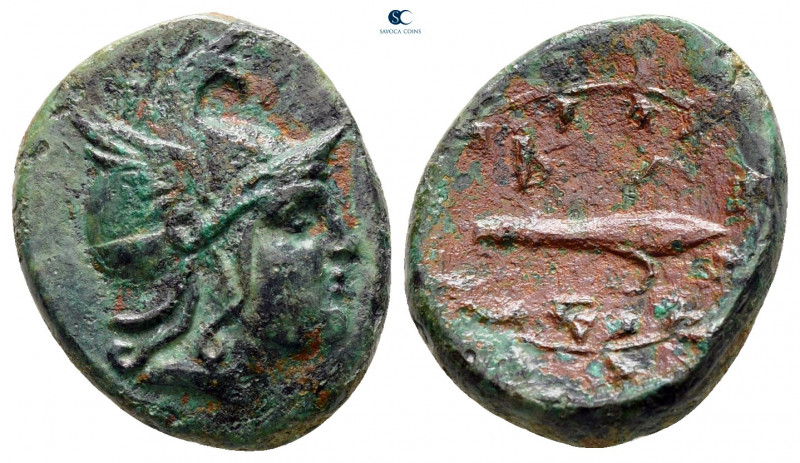 Kings of Macedon. Uncertain mint. Philip V 221-179 BC. 
Bronze Æ

16 mm, 3,30...