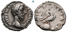 Divus Marcus Aurelius AD 180. Rome. Denarius AR