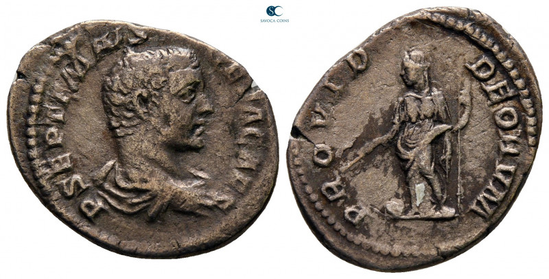 Geta, as Caesar AD 197-209. Rome
Denarius AR

21 mm, 2,22 g



nearly ver...