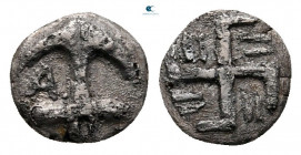 Thrace. Apollonia Pontica circa 540-530 BC. Hemiobol AR