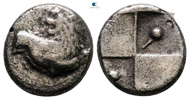 The Thracian Chersonese. Chersonesos circa 386-338 BC. 
Hemidrachm AR

11 mm,...