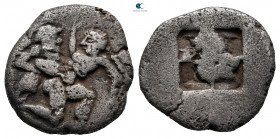 Islands off Thrace. Thasos circa 510-480 BC. Drachm AR