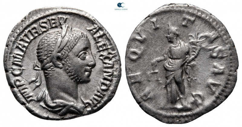 Severus Alexander AD 222-235. Rome
Denarius AR

20 mm, 2,63 g



very fin...