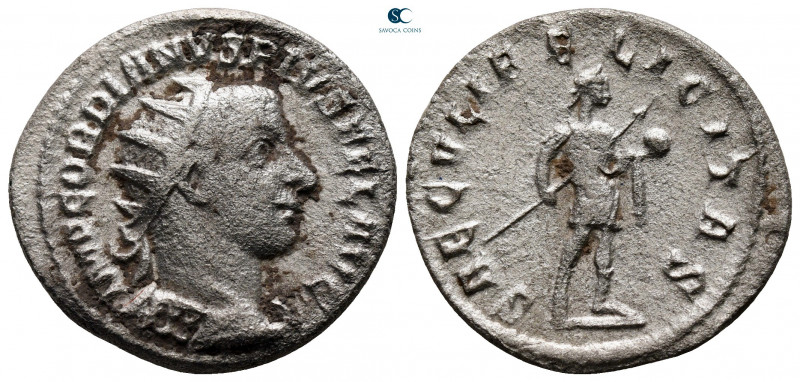 Gordian III AD 238-244. Antioch
Antoninianus AR

23 mm, 3,16 g



nearly ...