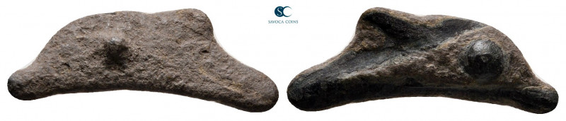 Scythia. Olbia circa 437-410 BC. 
Cast dolphin Æ

18 mm, 0,80 g



very f...