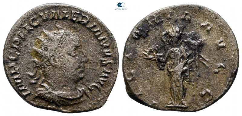 Valerian I AD 253-260. Rome
Billon Antoninianus

21 mm, 2,73 g



nearly ...