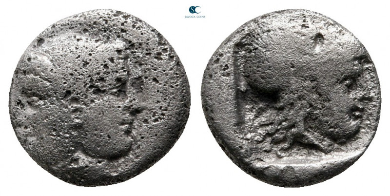 Mysia. Lampsakos circa 500-450 BC. 
Diobol AR

10 mm, 1,12 g



fine