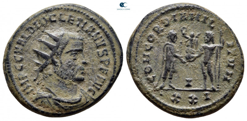 Diocletian AD 284-305. Antioch
Radiatus Æ

23 mm, 6,01 g



nearly very f...