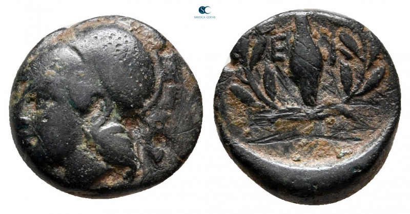 Aiolis. Elaia circa 350-300 BC. 
Bronze Æ

11 mm, 1,30 g



very fine