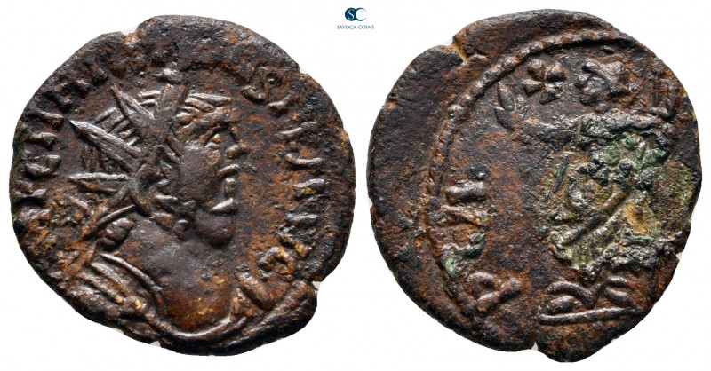 Carausius AD 286-293. Londinium
Antoninianus Æ

20 mm, 3,11 g



very fin...